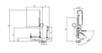 【斜臂式注塑机自动化机械手工业机器人上下料取产品】-